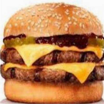 Double cheese burger