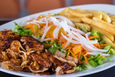 Seekh kebab prato menu